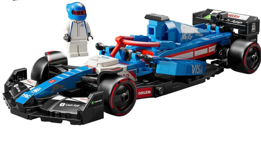 LEGO Speed Champions Visa Cash App RB VCARB 01 F1 Race Car Model Kits - Building Sets W/Realistic Features (77246)