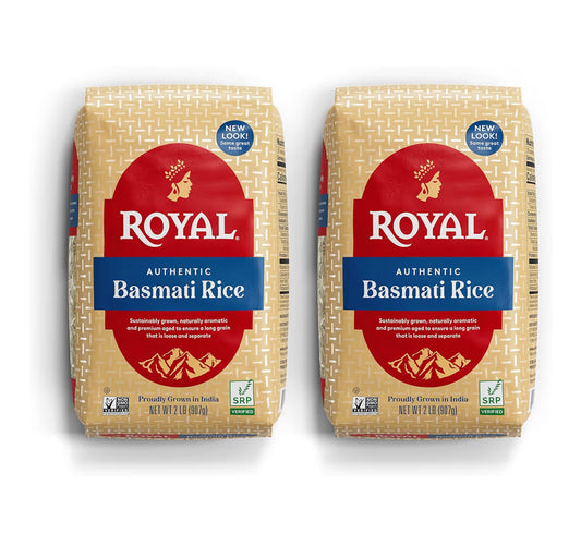Outentieke Royal Langkorrel Wit Basmati Rys - 4LBS