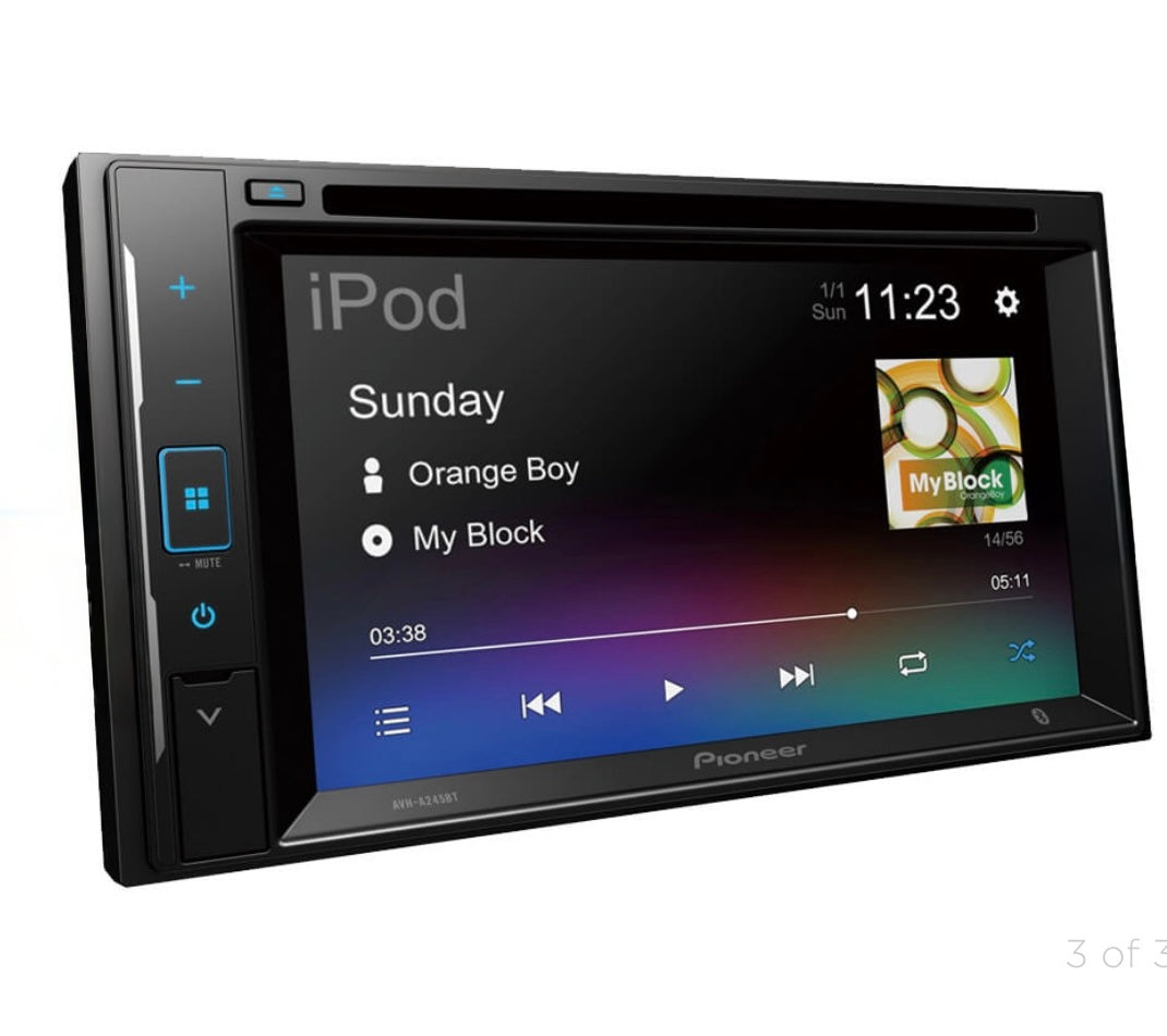 Pioneer Double DIN 6.2" CD/DVD AV Receiver w/ Mirroring Touchscreen,Bluetooth,13-Band Graphic EQ