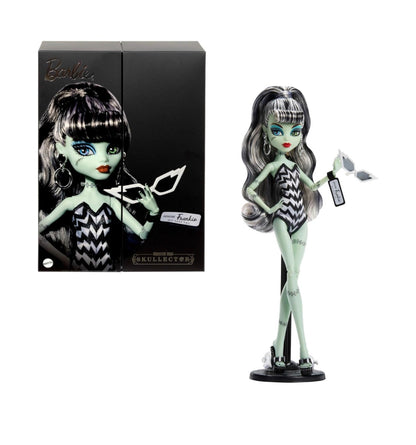 Monster High x Barbie Frankie Stein Doll with Original Barbie-Inspired Swimsuit