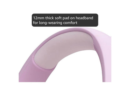 JBL Junior On-Ear Kids Headphones  Safe Sound 85dB, Parental Control w/ Customizable Volume Playtime, Easy monitoring, Built-in mic, 50-hour battery life
