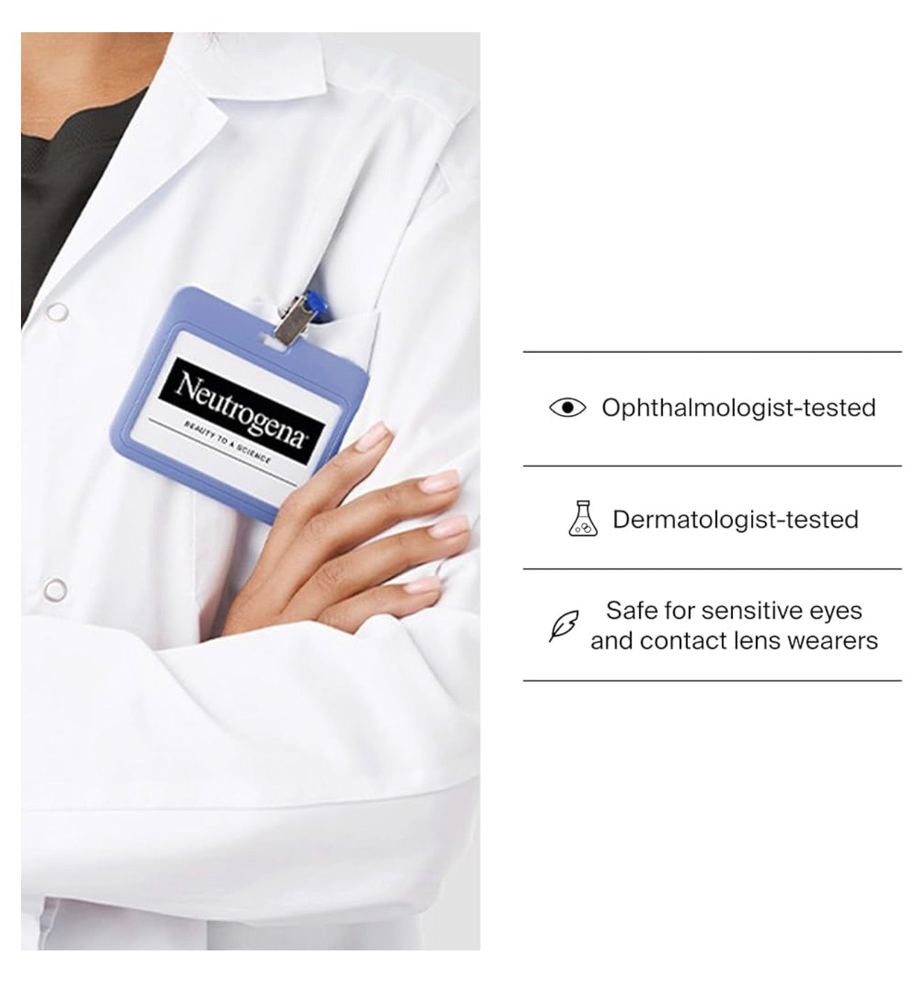 Neutrogena Healthy Lengths Mascara, Versterk, Verleng en Help Wimpergroei met Eksklusiewe Antioksidant Vitamien E en Olyfolie Formule - (Swart 02) .21 oz