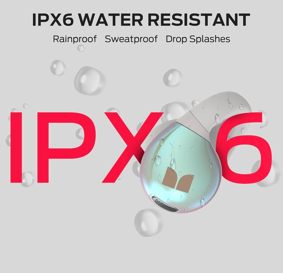 Monster Open Ear Earbuds w/ HiFi Stereo, Clip-On ENC Clear Call, 21H Playtime, IPX6 Waterproof Sport Outdoor