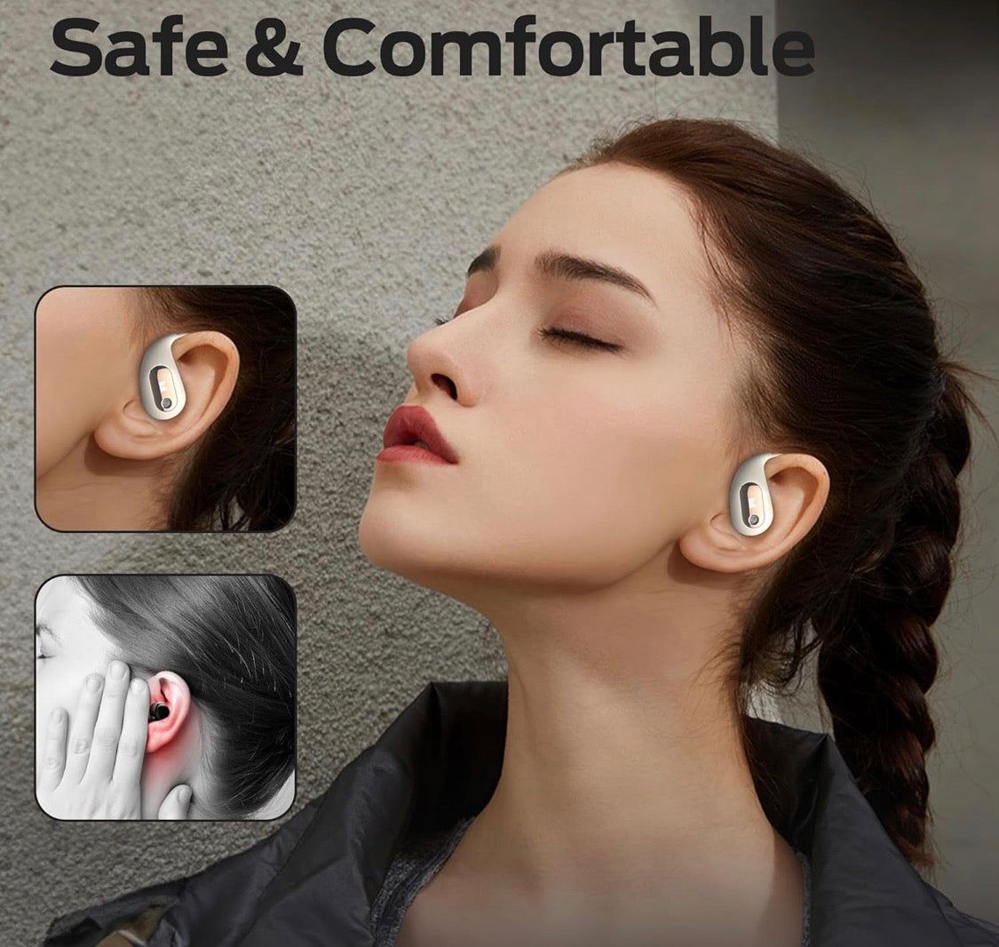 Monster Open Ear True Wireless Bluetooth Earphones w/ Microphone - White
