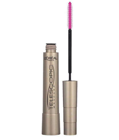 L'Oréal Paris Make-up Original Telescopic Mascara, Skeidende Mascara Volume- en Lengteformule, Afwasbaar - (Swartbruin) 0.27 Fl Oz., 1 Tel