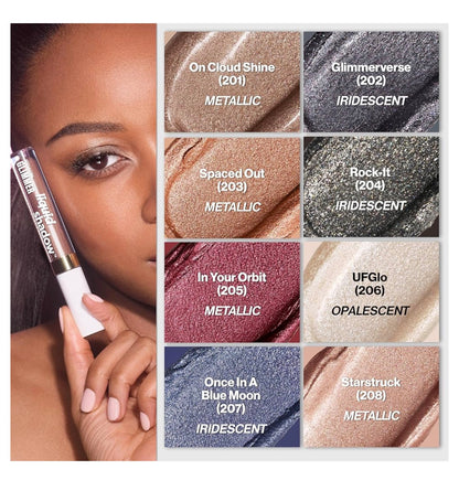 REVLON Glimmer Liquid Shadow, Smeer-bestande Glans Oogskadu Grimering, Langdurig, Hoë Pigment - (203 Spaced Out)