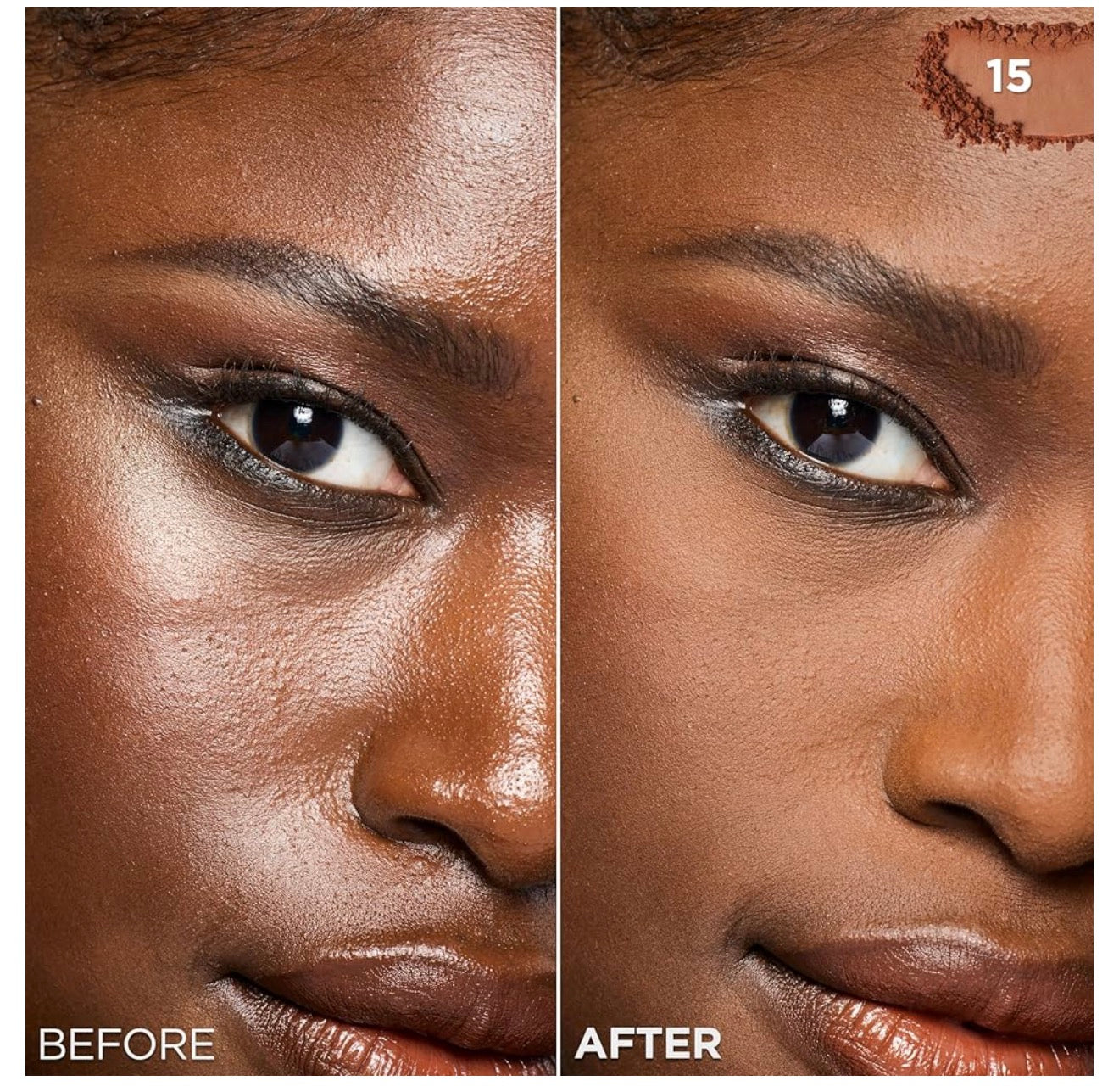 L'Oreal Paris Infallible Blur-fection Langdurige Losse Setpoeier, Vervaag Gesigpoeier m/ Tot 24H Dra - Diep Deurskynend (1 Kit)