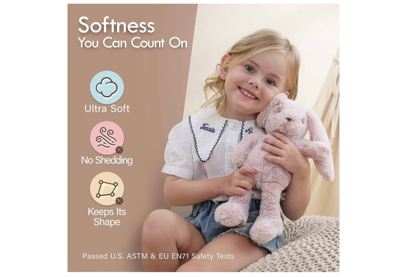 Hug & Go Rendier Kleuterrugsak Sagte Plaasdiersak met Aflosbare Speelding vir (Ouderdom 2–4)