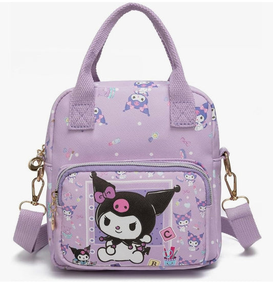 Oulike Strokie Dratas, Crossbody Sakke vir Meisies, Verstelbare Band Sling Rugsak - (PERS)