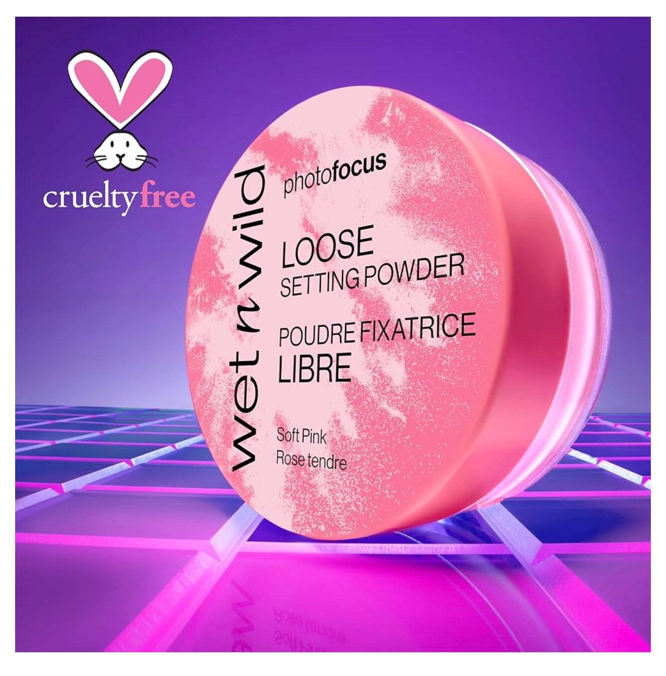 wet n wild Photo Focus Loose Baking Setting Powder, Highlighter Makeup, Fair to Medium & Tan Skin Tones - Translucent