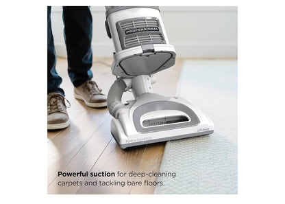 Shark Upright Navigator Lift-Away Vacuum Cleaner,Pet Hair, Carpet & Hard Floor Cleaning Dusting Brush & Crevice Tool, HEPA Filter | Swivel Steering (White/Silver)