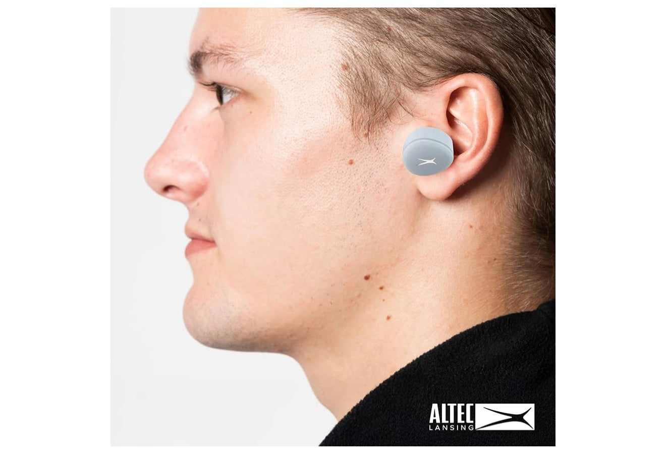 Altec Lansing - Draadlose Bluetooth Waterdigte Sportoorfone - (Wit)
