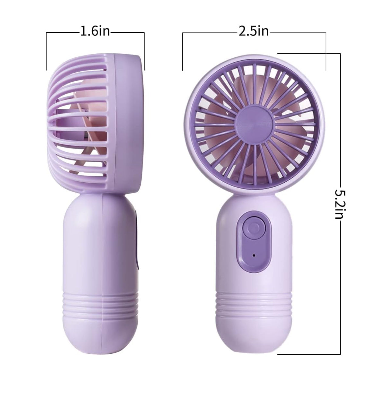 Portable Mini Fans (3-Pack) – Cute, Lightweight & Battery Powered for Personal Comfort Anywhere