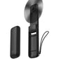 New Mini Personal Slim Portable Handheld Fan - USB Rechargeable - Black