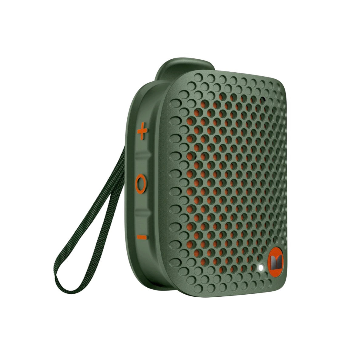 Monster Blaster Micro Clip-On Wireless Portable Speaker w/ Built-in Mic (Green)