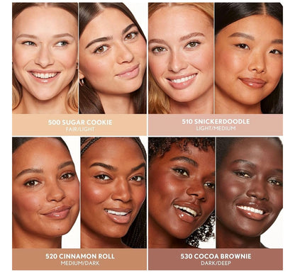 COVERGIRL TruBlend Skin Enhancer Baked Luminous Finishing Face Powder, with Hyaluronic Acid and White Rose Extract, Sheer & Buildable - 510 Snickerdoodle