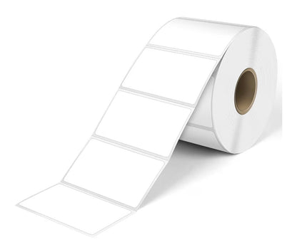 2.25x1.25" Direkte Termiese Etikette, Permanente Kleefmiddel Barcode Adresetiket - (1000 Stukke) 1 Rol