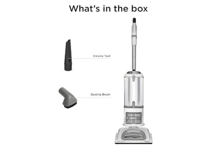 Shark Upright Navigator Lift-Away Vacuum Cleaner,Pet Hair, Carpet & Hard Floor Cleaning Dusting Brush & Crevice Tool, HEPA Filter | Swivel Steering (White/Silver)