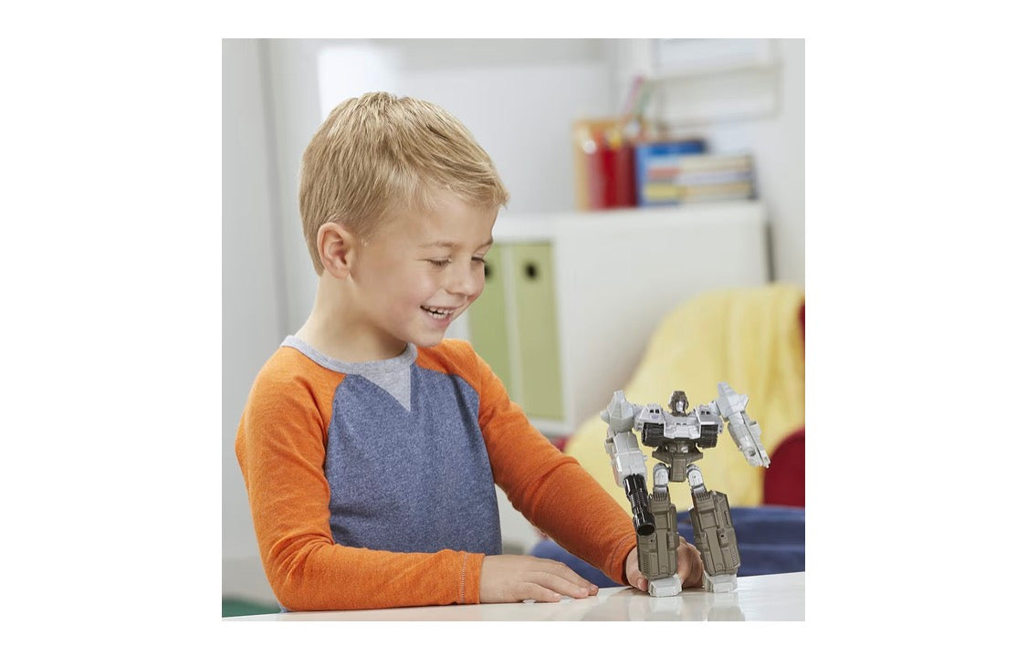 Transformers Toys Heroes and Villains Optimus Prime and Megatron 2-Pack Action Figures - for Kids Ages 6 and Up, 7-inch