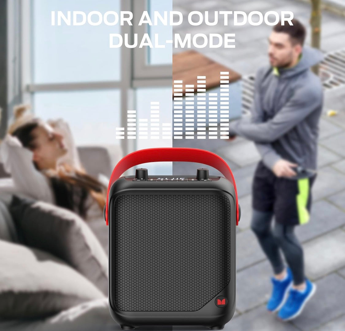 Monster Portable Bluetooth Speakers w/ 40W Stereo Sound, 12H Playtime, Supports TF Card, AUX
