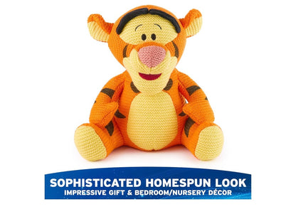Disney 10" Tigger Gebreide Plus, Winnie die Poeh, Opgestopte Dier vir Ouderdomme 1 en Ouers - Oranje