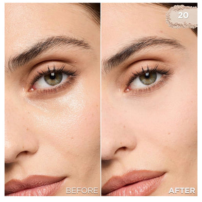L'Oreal Paris Infallible Blur-fection Langdurige Losse Stelpoeier, Vaagmaak Gesigpoeier met tot 24 UUR Draagbaarheid - Deursigtig Lig (1 Kit)