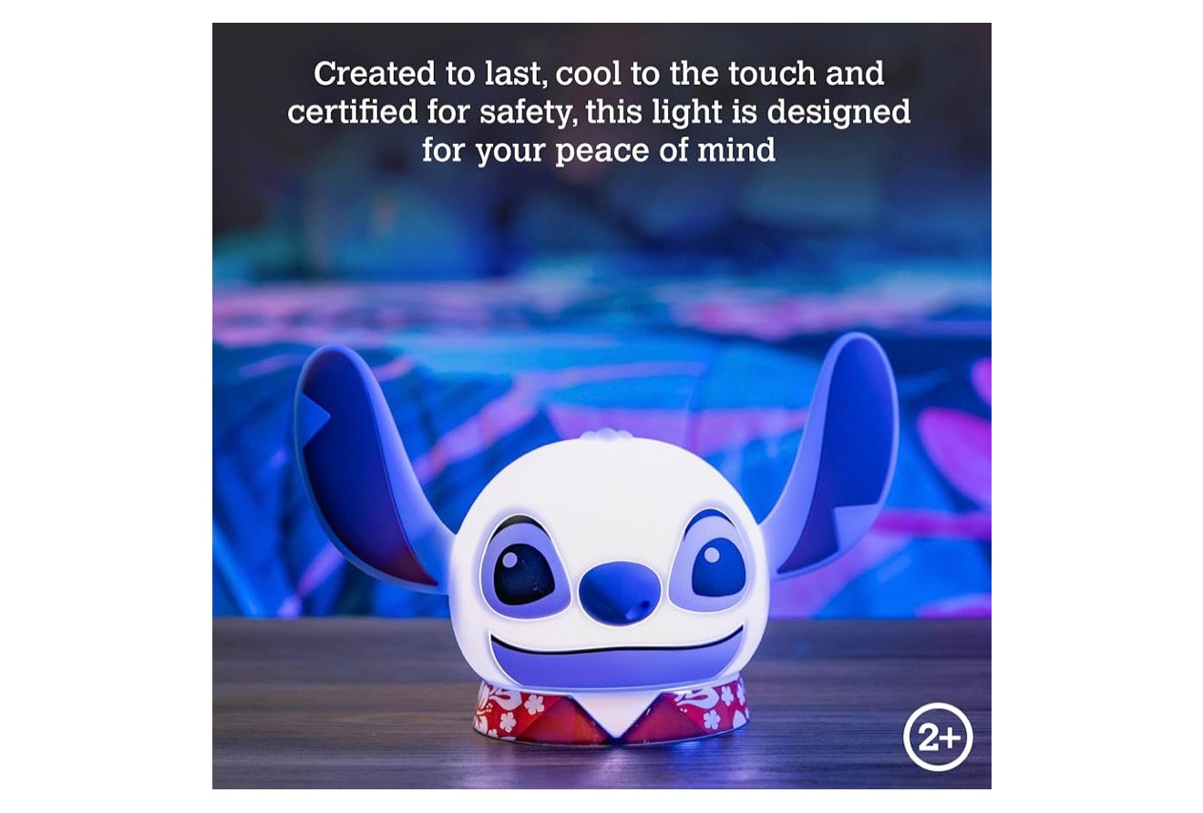 Lilo en Stitch Squish Naglig vir Kinders, USB-lamp, Battery-aangedrewe, Verstelbare Helderheid