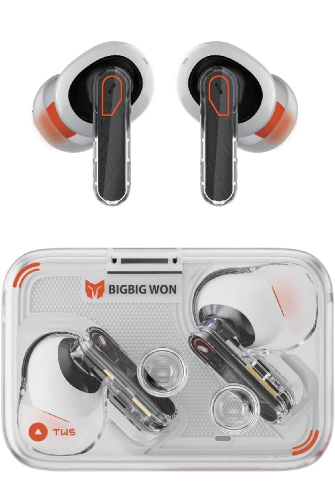 BIG WON True Wireless In-Ear Lightweight Active Noise Canceling  - White