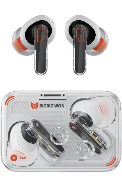 BIG WON True Wireless In-Ear Lightweight Active Noise Canceling  - White