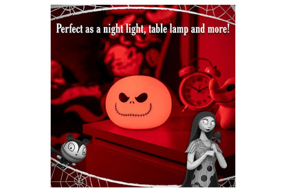 Jack Skellington Drukkbare Kleurveranderende Naglig vir Kinders en Volwassenes, USB-/Battery-aangedrewe Dimmerlamp