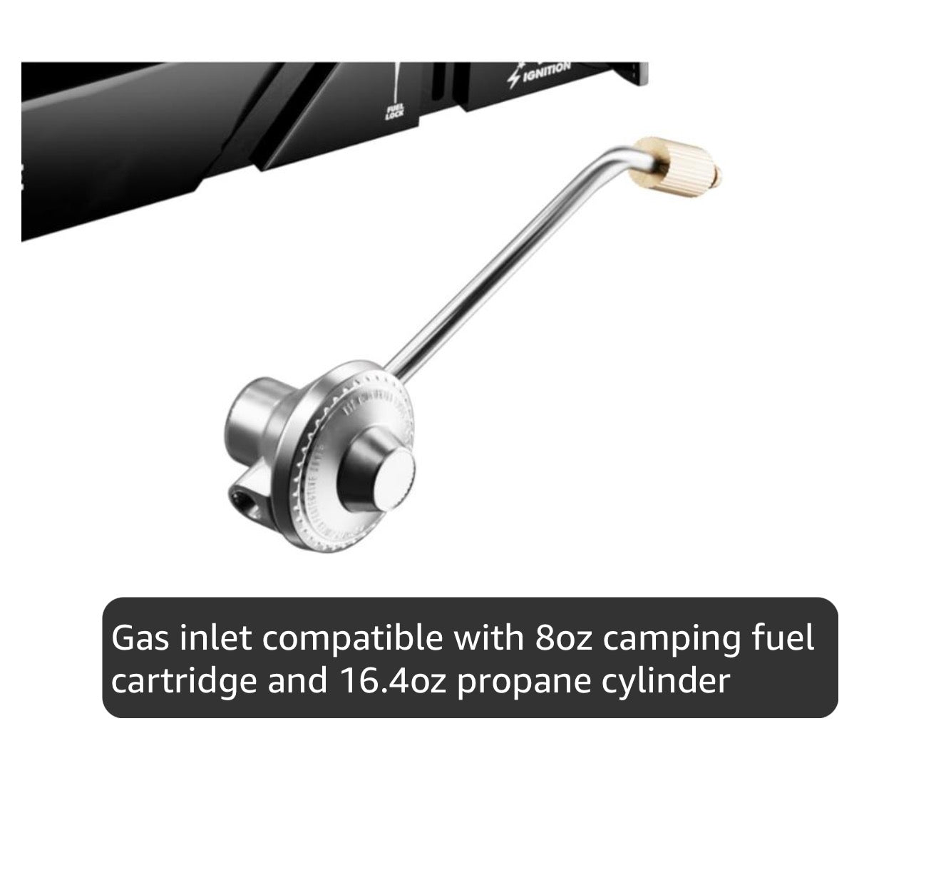 GasOne 15,000 BTU Propane or Butane Stove Dual Fuel Stove Portable Camping Stove - Patented - with Carrying Case Great for Emergency Preparedness Kit