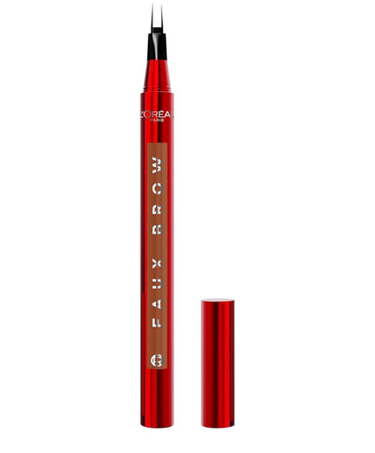 L’Oreal Paris Faux Brow, Haartjie-agtig, Opvullende Wenkbroupen met Dubbelborsel-punt, Vinnig & Presies - Auburn