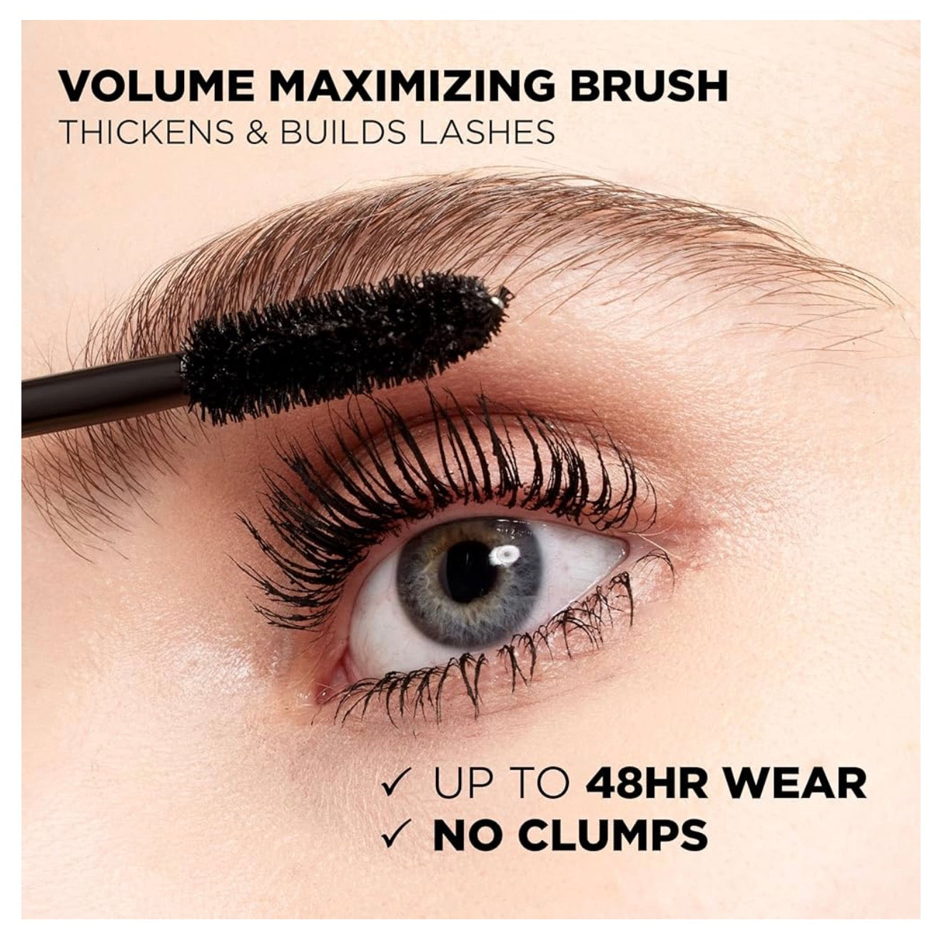 L'Oreal Paris Makeup Voluminous Original Volume-bouende Waterdigte Mascara - (Swart)