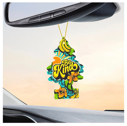 LITTLE TREES Motorlugverfrisser | Hangende Boom Verskaf Langdurige Geur vir Motor en Huis – (Wees Vriendelik)