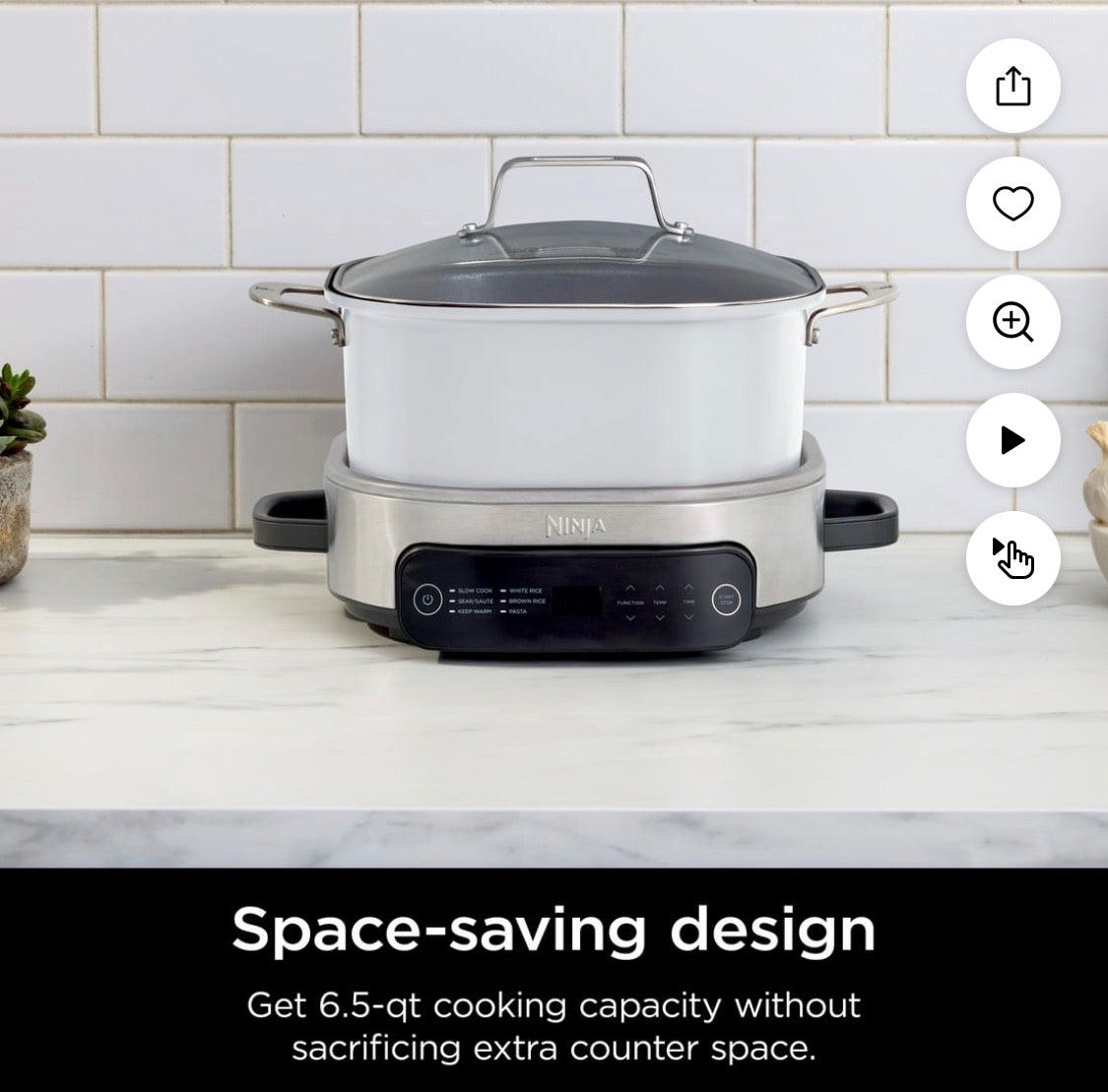 Ninja Everyday 10-in-1 Multi-Cooker 6.5 Qt - (White)