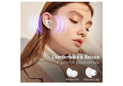 Monster AirLinks Draadlose Oorfone, Bluetooth 5.3 Oorfone HiFi Stereo, Draadlose Oorfone met HD Duidelike Oproep, 30H Speeltyd, Raakbeheer, Tipe-C Laai, IPX6 Waterdig