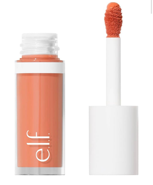 e.l.f. Camo Liquid Blush, Langdurige Vloeibare Bloos vir Hoë-pigment Kleur, Skep 'n Sagte, Douerige Afwerking, Vegan & Wreedheidsvry - Peach Perfect