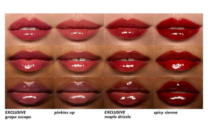 e.l.f. Glossy Lip Stain Shades 4 Days Kit, Langdurige Lipstiffies Vir 'n Deurskynende Skakering Kleur & Subtiele Glansafwerking - Vegan & Wreedheidvry (4 Skakerings)