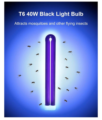 BB-40blk 40W Swartlig Vervangingsgloeilamp versoenbaar met Black Flag Model BZ-40BLK, BZ-40DX, BZ-40MAX Insekdoder (2 Pak)