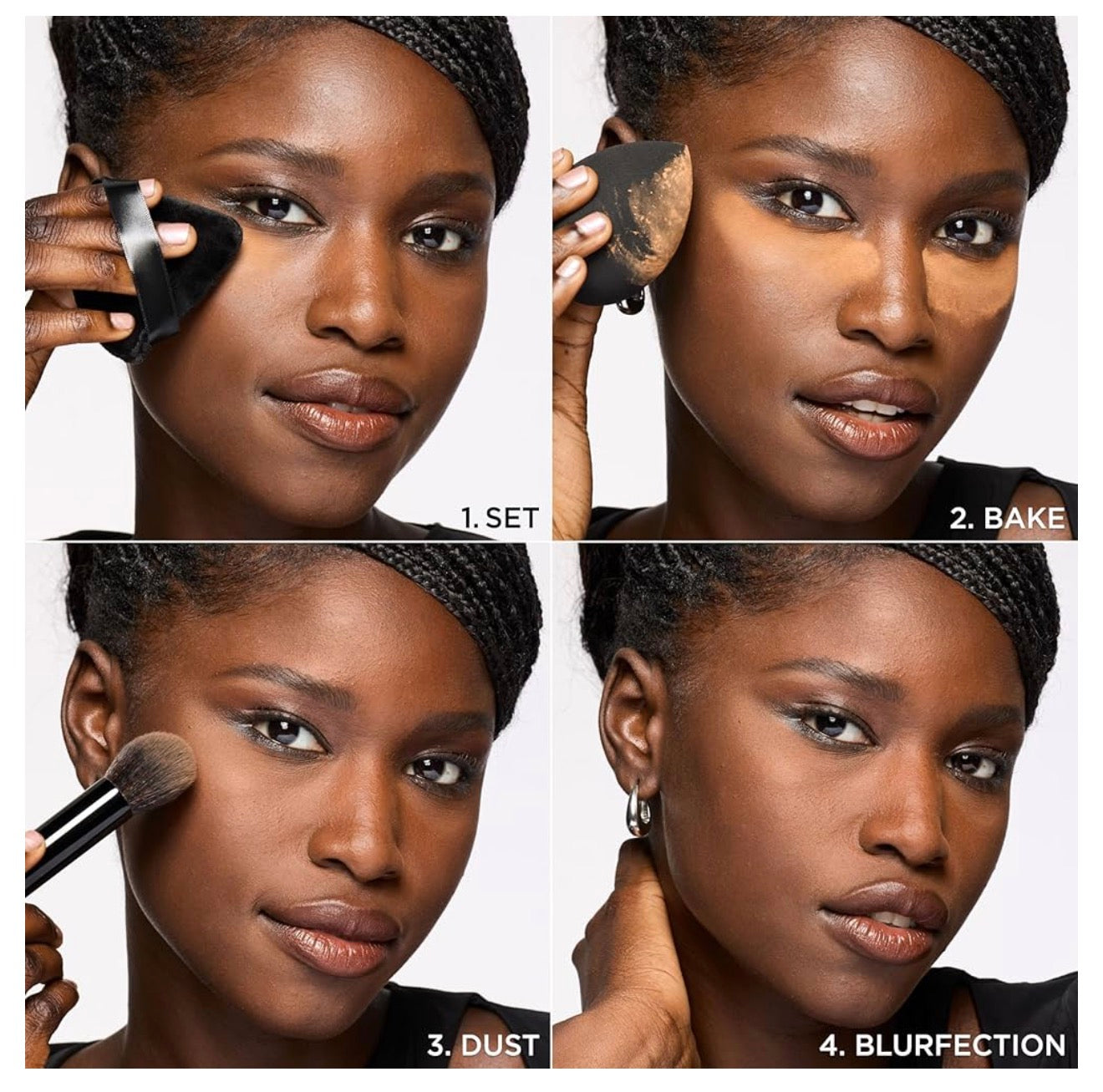 L'Oréal Paris Infallible Blur-fection Langhoudende Los Poeier, Vervaag Gesigpoeier met Tot 24 Ure van Dra – Verhelderende Dieppienk (1 Kit)