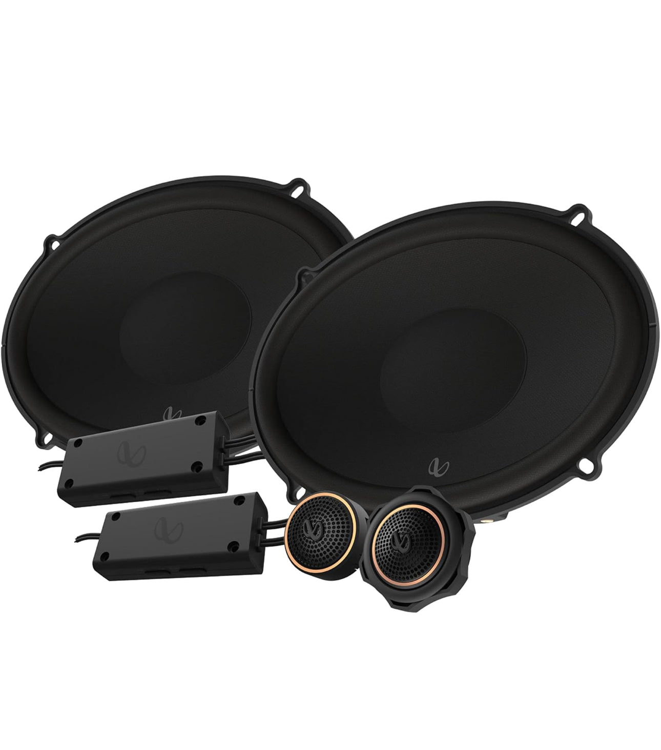 2X Infinity KAPPA 810 Watt MaxPower 6X9" 2-Way Component Package Car Speakers