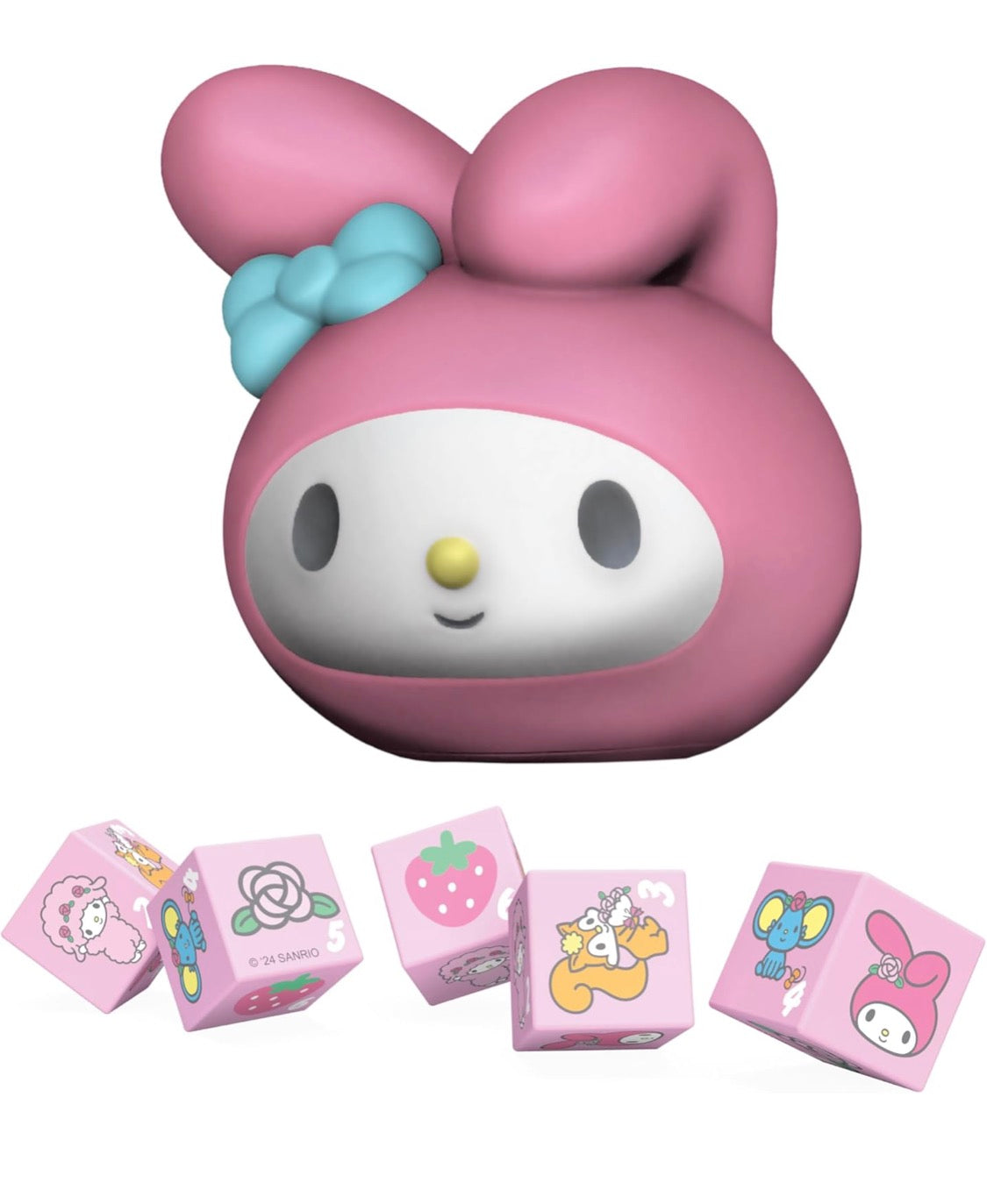 Yahtzee: My Melody Dice Game, Collectible Hello Kitty & Friends Dice Cup Featuring Adorable Artwork