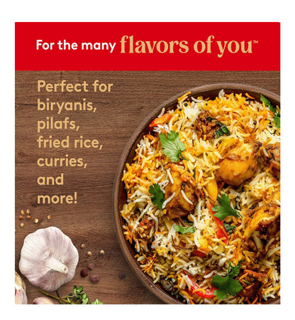 Royal White Basmati Rice - Organiese Langgraan Basmati-rys - 2lb (4PK)
