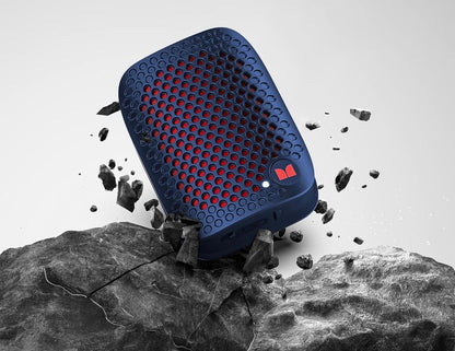 Monster Blaster Micro Clip-On Wireless Portable Speaker w/ Built-in Mic (Blue)