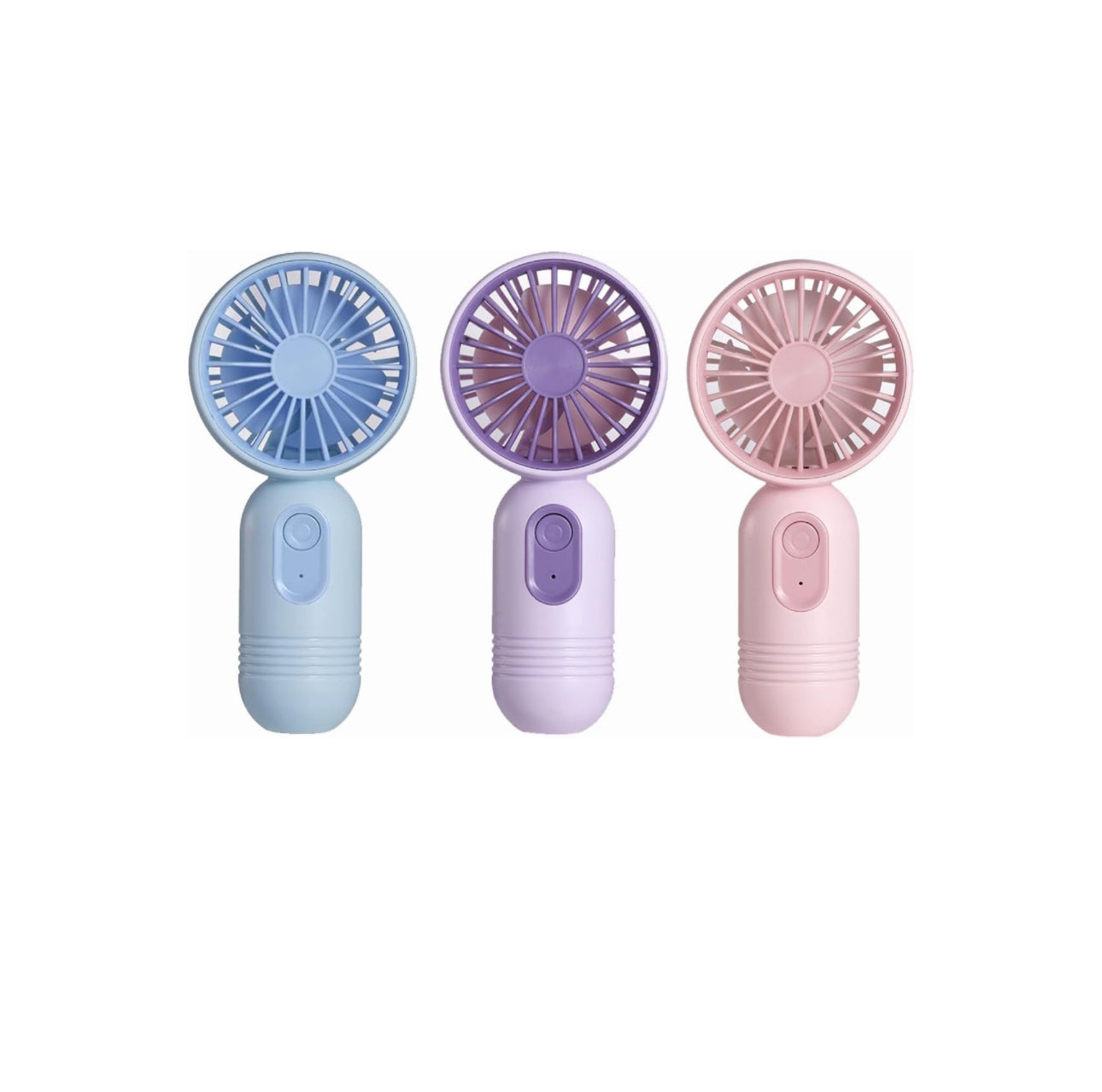 Portable Mini Fans (3-Pack) – Cute, Lightweight & Battery Powered for Personal Comfort Anywhere