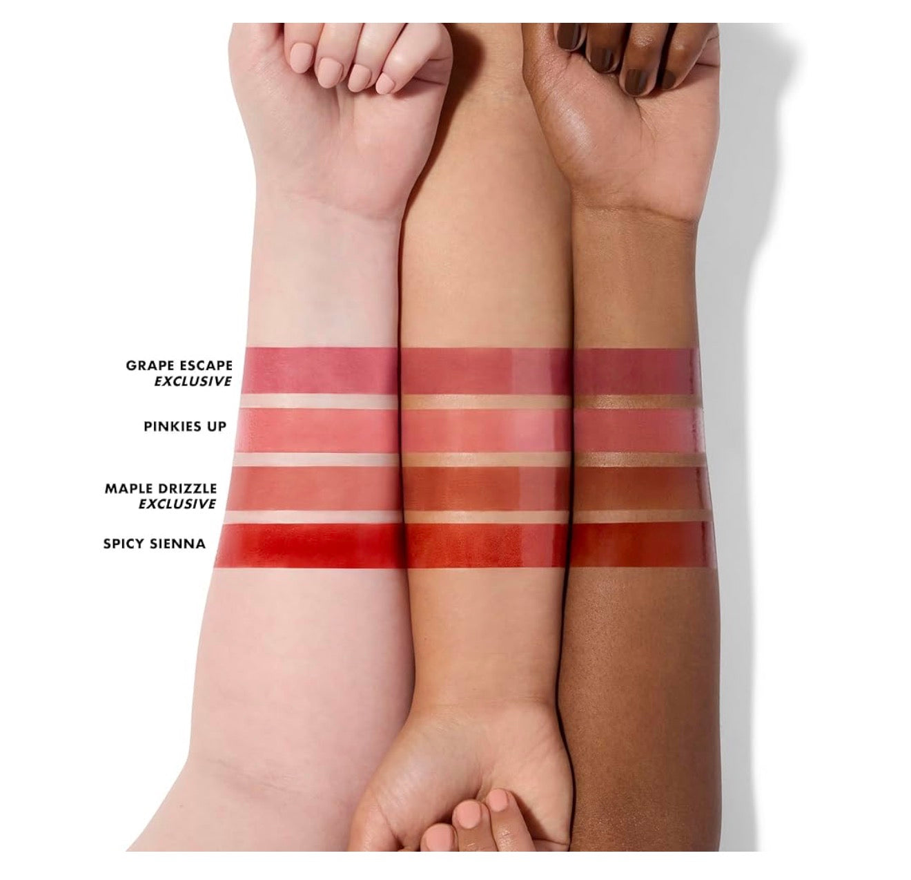 e.l.f. Glossy Lip Stain Shades 4 Days Kit, Langdurige Lipstiffies Vir 'n Deurskynende Skakering Kleur & Subtiele Glansafwerking - Vegan & Wreedheidvry (4 Skakerings)