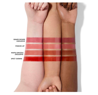 e.l.f. Glossy Lip Stain Shades 4 Days Kit, Langdurige Lipstiffies Vir 'n Deurskynende Skakering Kleur & Subtiele Glansafwerking - Vegan & Wreedheidvry (4 Skakerings)