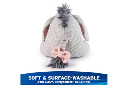 Disney 25cm Eeyore Gebreide Plaasdier, Winnie die Poeh, Opgestopte Dier vir Ouderdomme 1 en Ouer - Grys