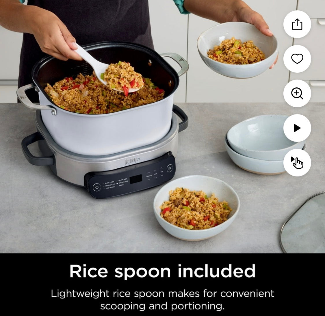 Ninja Everyday 10-in-1 Multi-Cooker 6.5 Qt - (White)