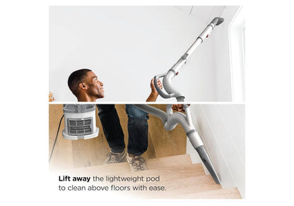 Shark Upright Navigator Lift-Away Vacuum Cleaner,Pet Hair, Carpet & Hard Floor Cleaning Dusting Brush & Crevice Tool, HEPA Filter | Swivel Steering (White/Silver)